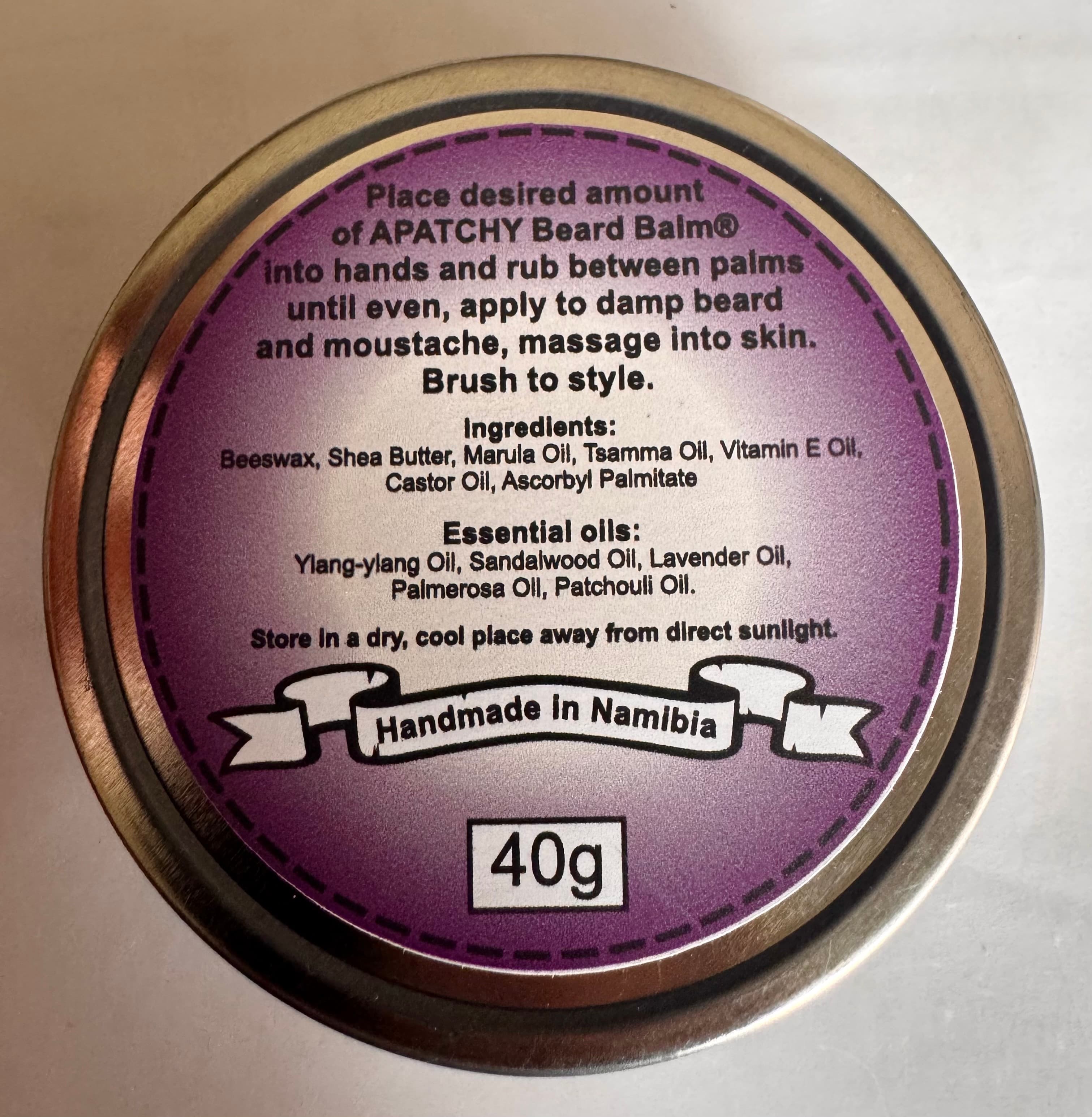 Apatchy Beard Balm Flower Power 40g - Image 2