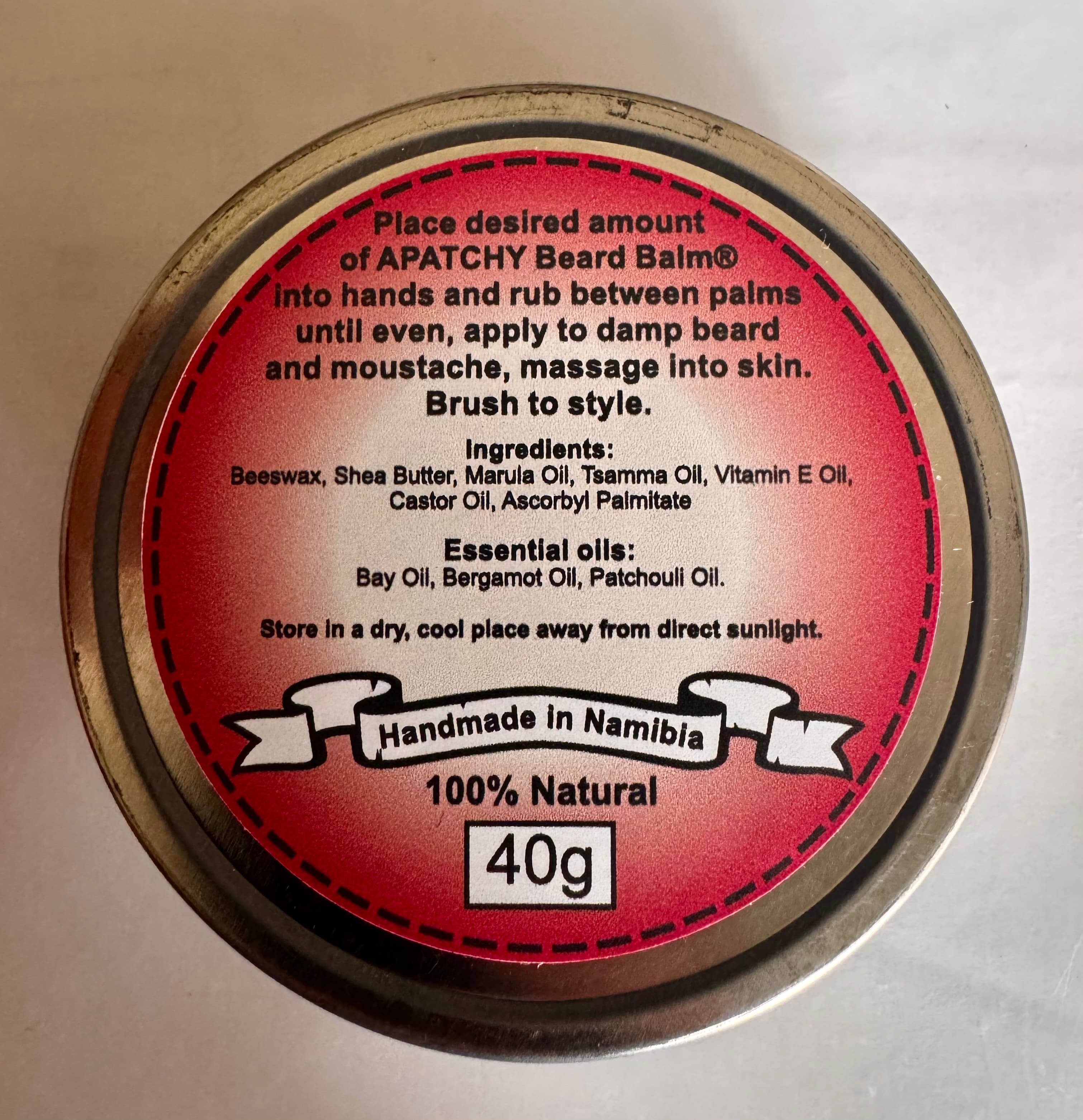 Apatchy Beard Balm B&B 40g - Image 2