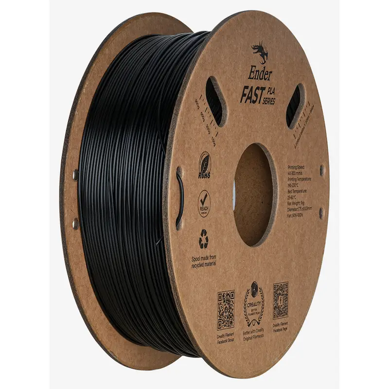 Creality Ender Fast PLA Filament 1.75mm 1.0kg Black