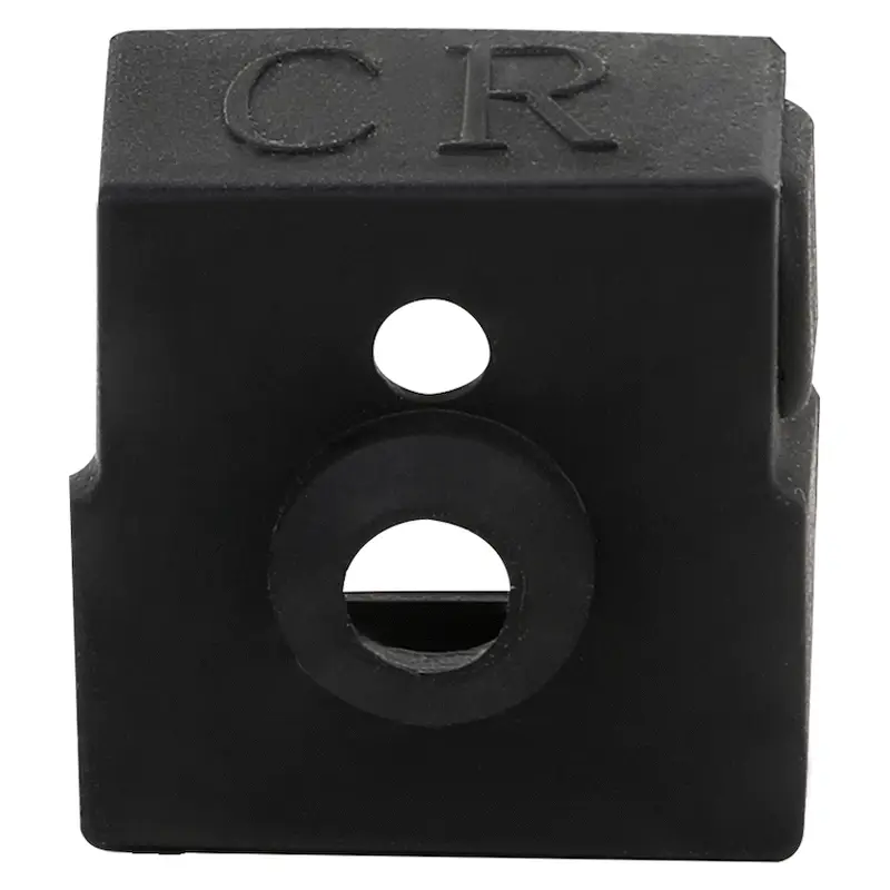 Creality Heating Block Silicone Cover (23x23x17) - Flame-Retardant Silicone - Black