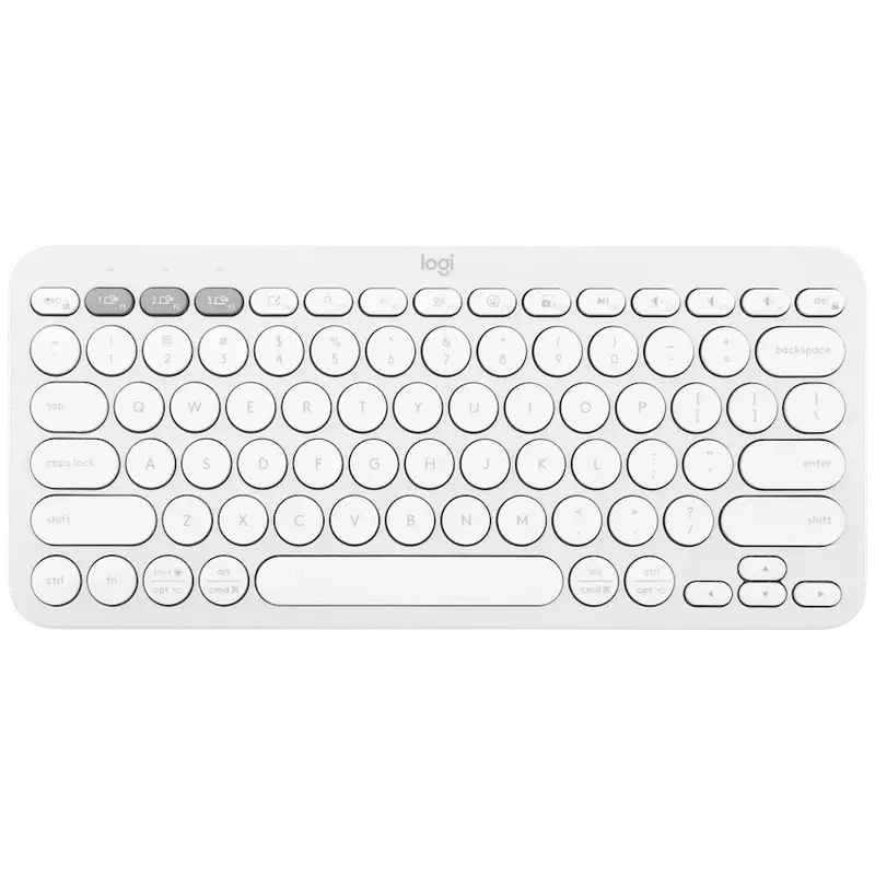 Logitech(R) Pebble Keys 2 K380s - Tonal White