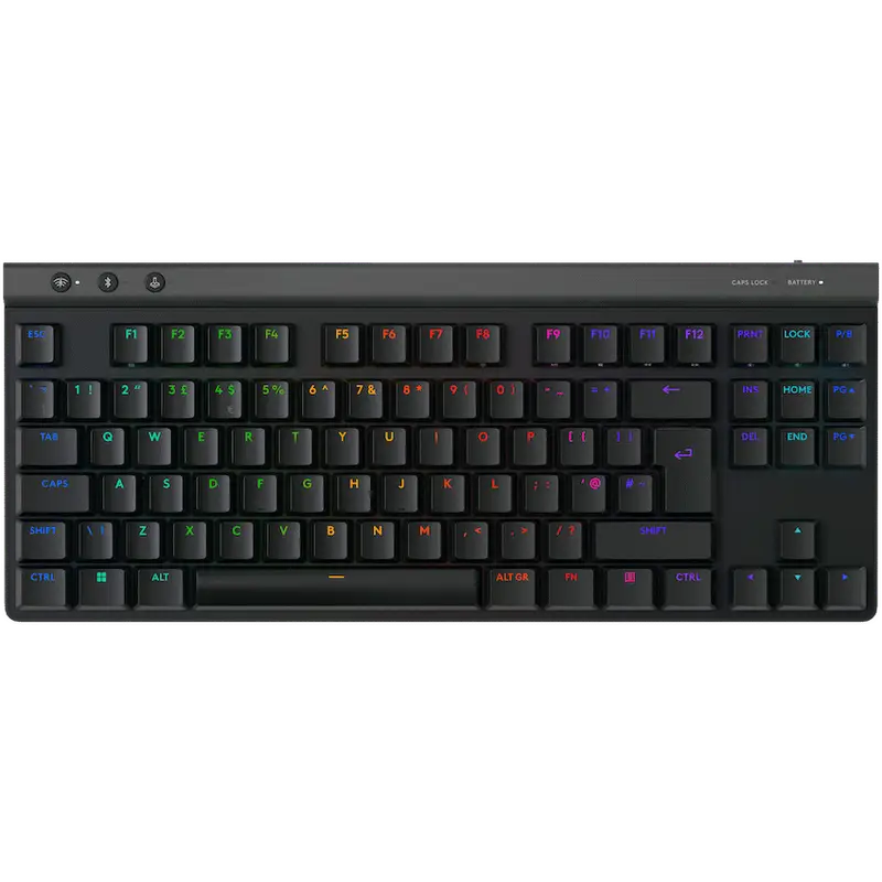 Logitech(R) G515 TKL Lightspeed Wireless Gaming Keyboard - Black