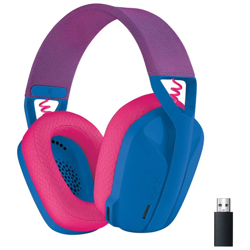 Logitech(R) G435 LIGHTSPEED Wireless Gaming Headset - Blue