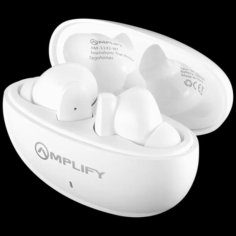 Amplify SoundSync Series True Wireless Earphones - White
