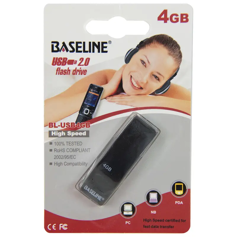 Baseline USB 4GB Flash Drive