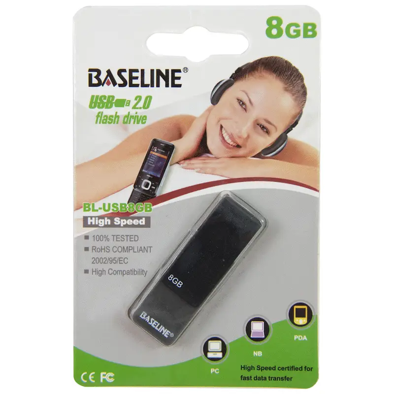 Baseline USB 8GB Flash Drive