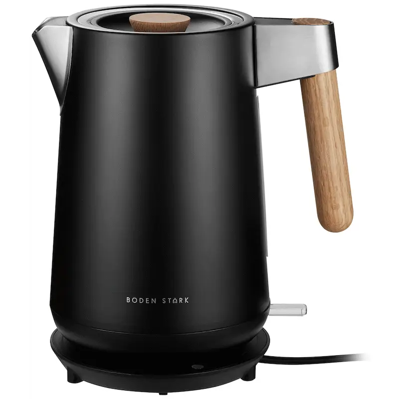 Boden Stark Anson Collection 1.7l 2000w Stainless Steel Kettle - Black