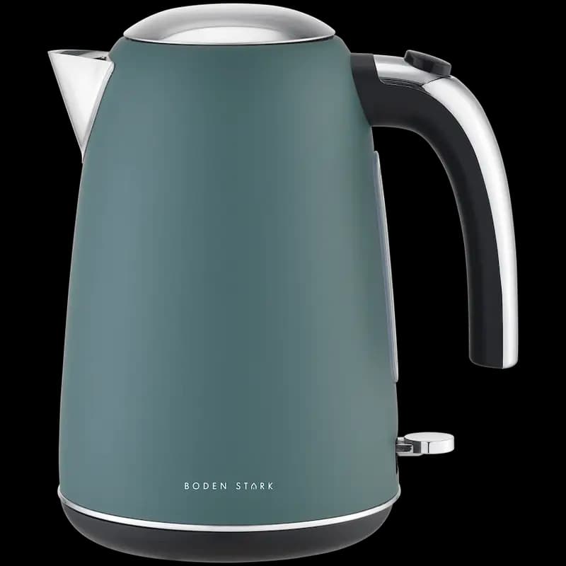 Boden Stark 1.7L Matte Stainless-Steel Kettle - Green