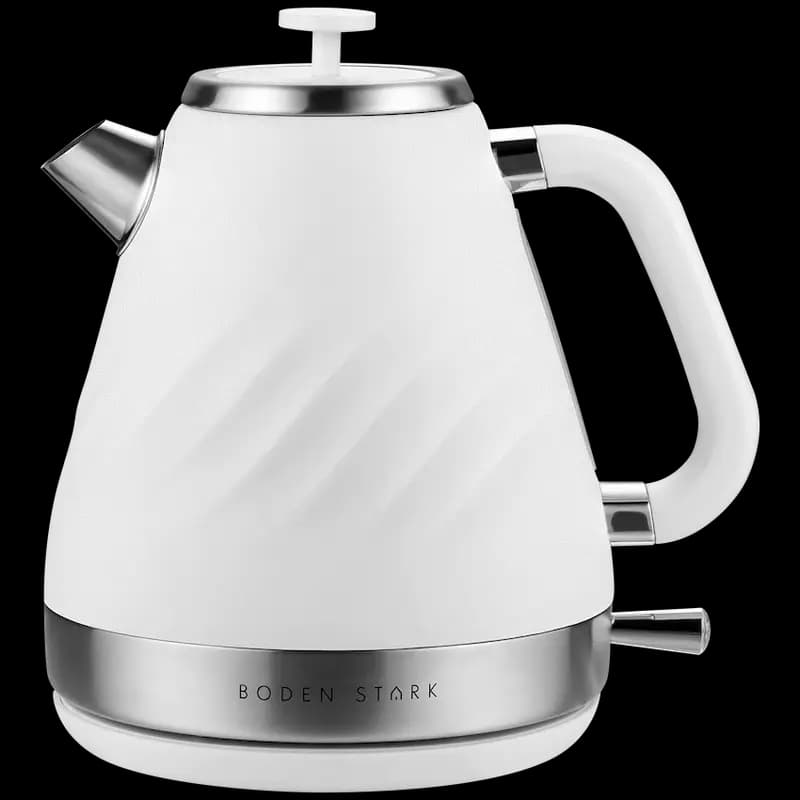 Boden Stark 1.7l Stainless Steel Kettle - White