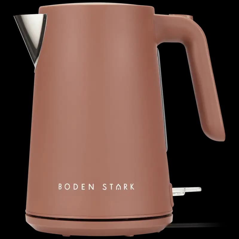 Boden Stark 1.7L Soft Touch Kettle - Brown