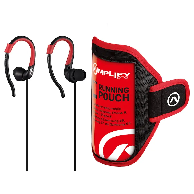 Amplify 2-IN-1 Bundle Jogger series earphones with pouch