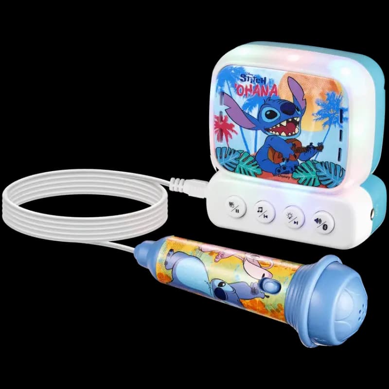 Disney Stitch Bluetooth Mini Karaoke Machine with Belt Hook
