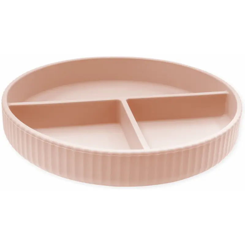 Echo Baby Silicone Suction Plate - Rose