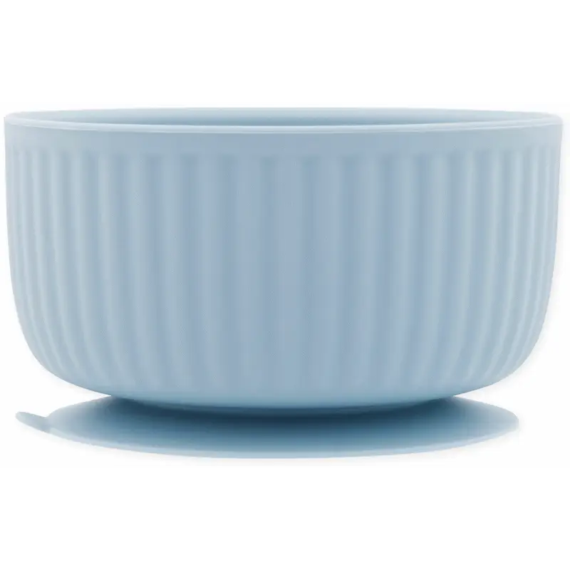 Echo Baby Silicone Suction Bowl - Powder Blue