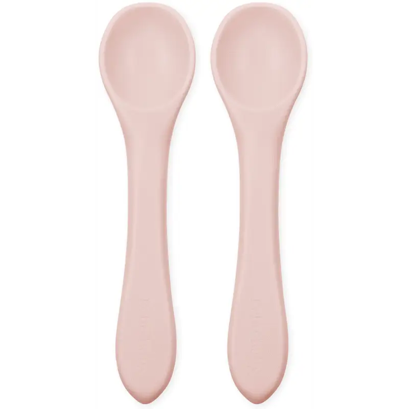 Echo Baby Silicone Feeding Spoons 2-Pack - Rose