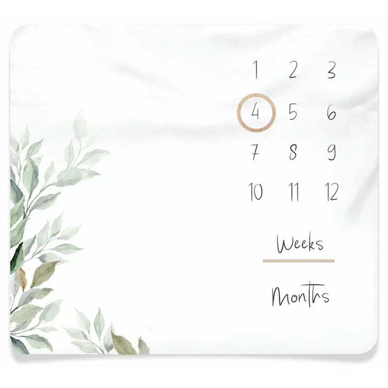 Echo Baby Milestone Blanket - Forest