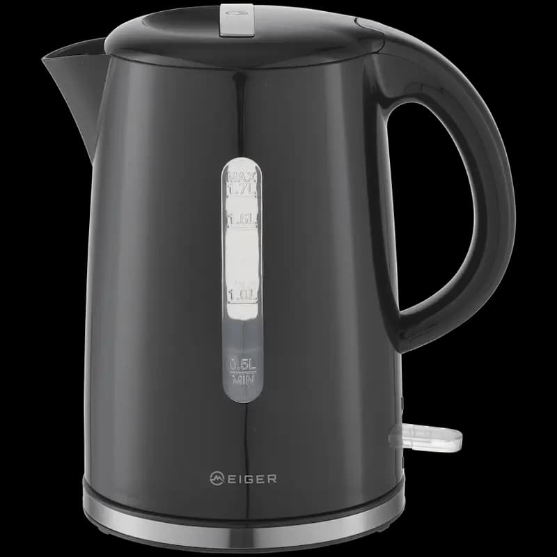 EIGER VITA 1.7L PLASTIC KETTLE BLACK
