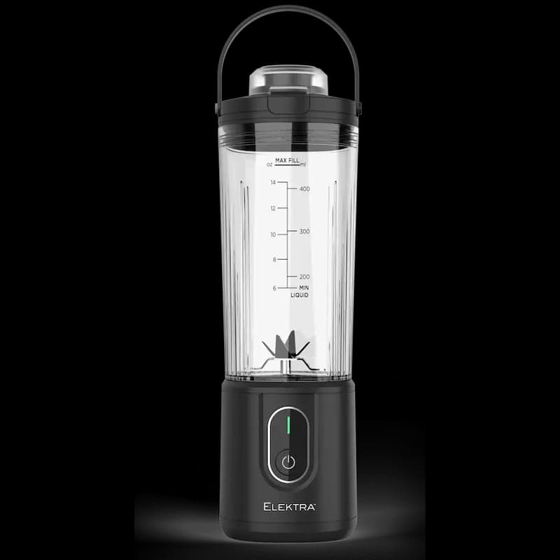 Elektra 400ml Plastic Personal Blender - Black