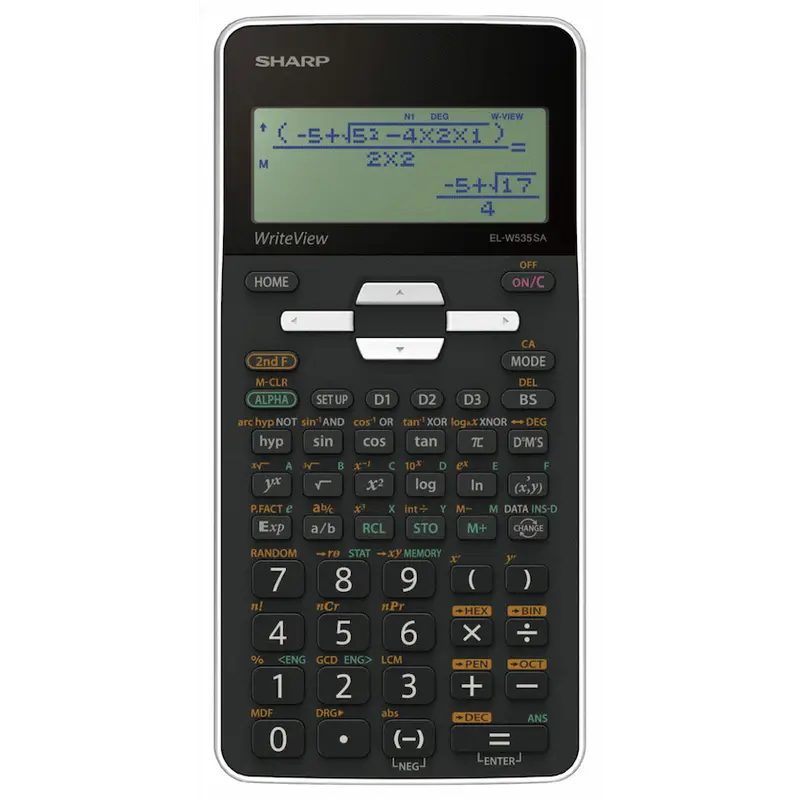 Sharp EL535 Scientific Calculator - 422 Functions - White