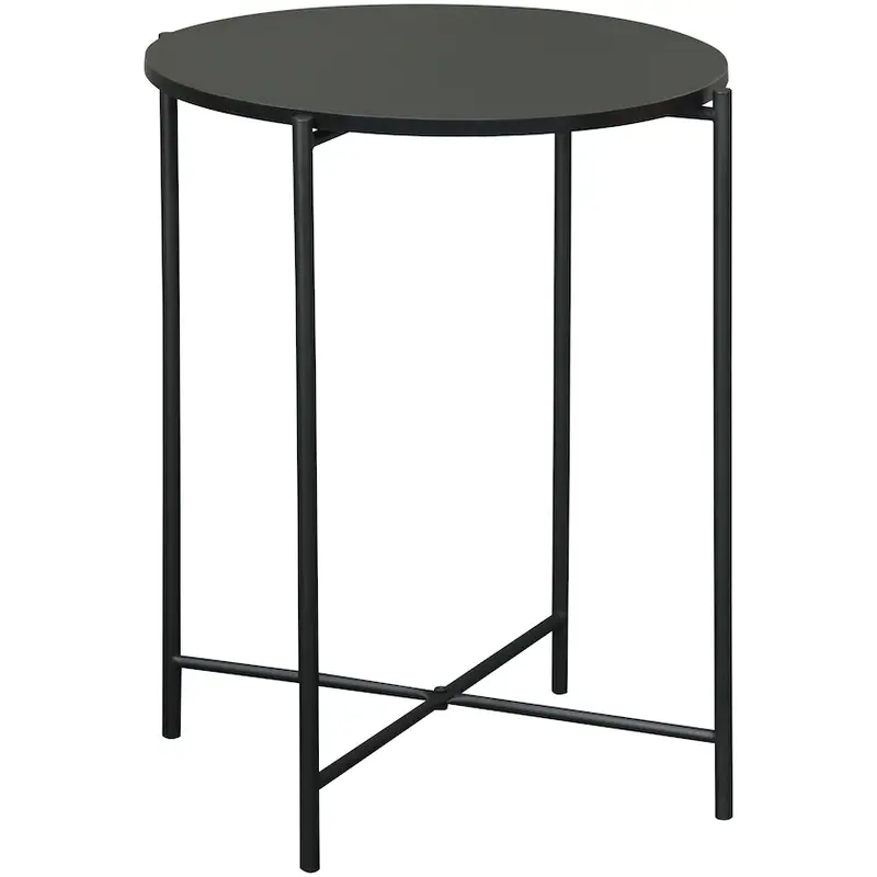 Everfurn Seattle Side Table - Reversible Table Top