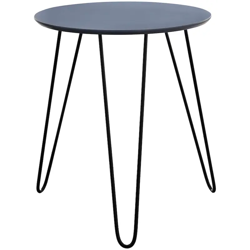 Everfurn Juniper Coffee Table - Grey and Black Frame