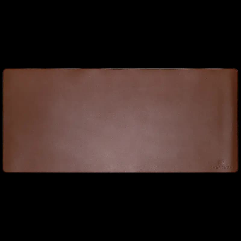 Everfurn Prime Faux Leather Desk Mat - Brown
