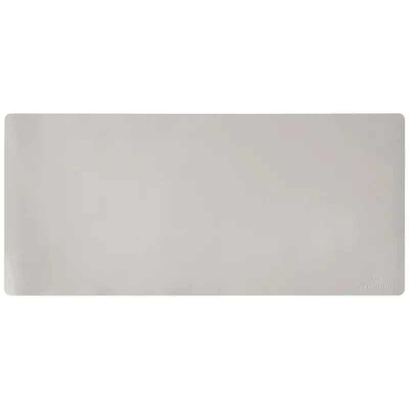 Everfurn Prime Faux Leather Desk Mat - Nude