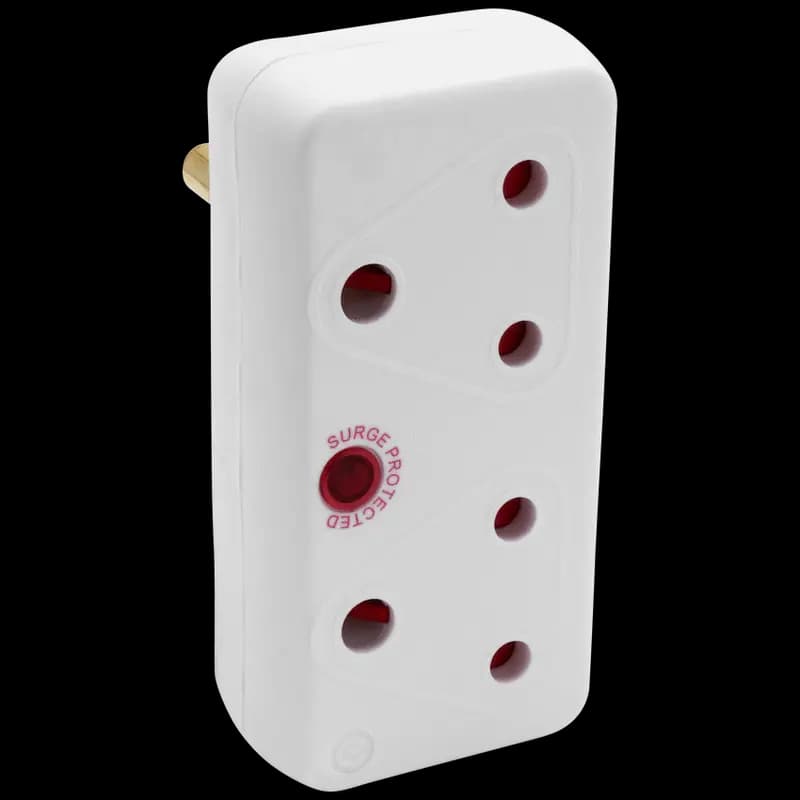 Ellies 2-Way Medium Surge Adaptor - White