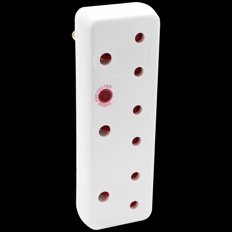 Ellies 3-Way Medium Surge Adaptor - White