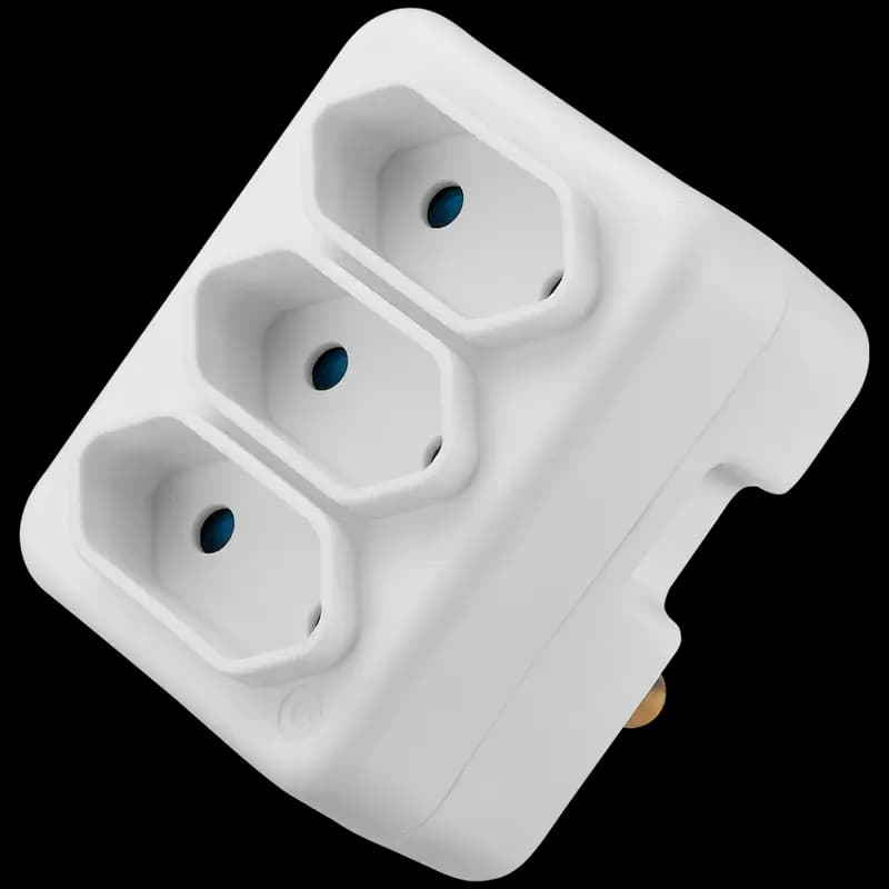 Ellies 3-Way Euro Adaptor