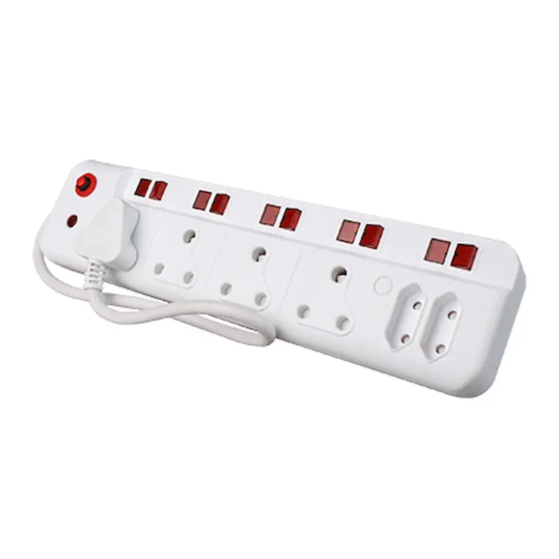 Ellies 6 Way Multiplug With Illuminated Switches