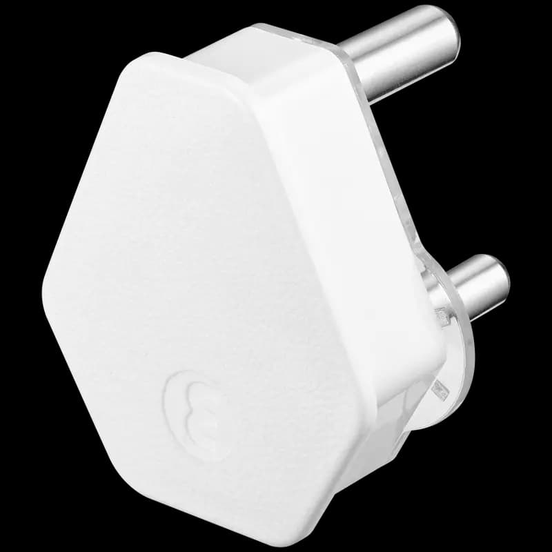 Ellies 16a Screw-on Plug Top - White