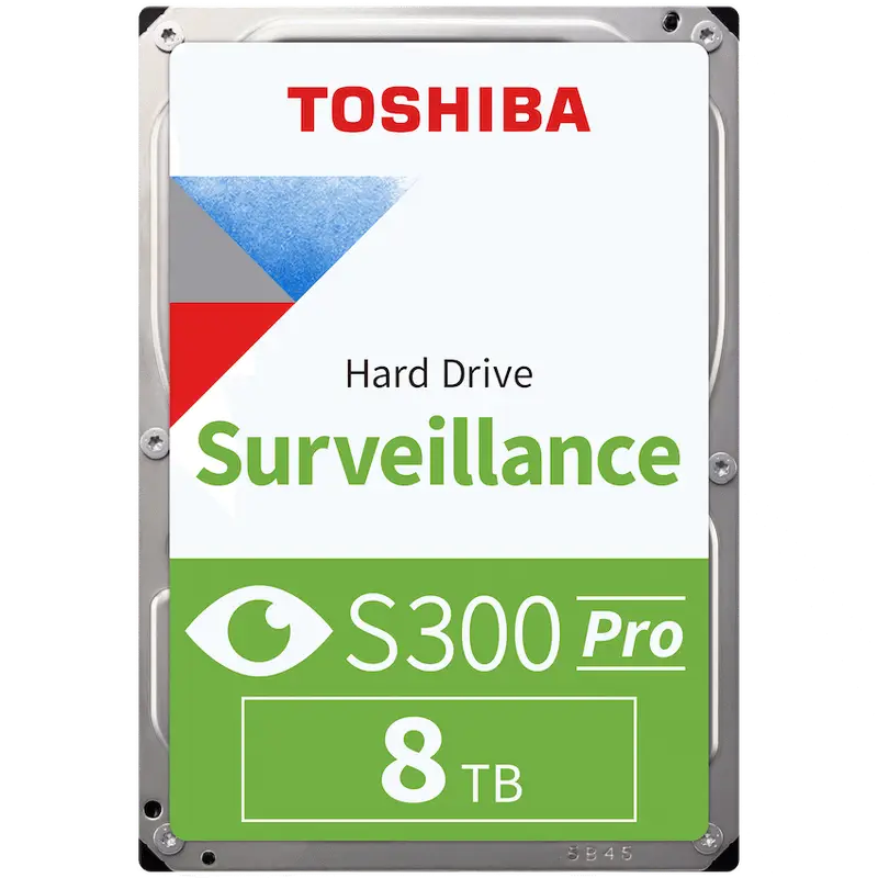 Toshiba S300 Pro 8tb Surveillance HDWT380UZSVA 7200rpm 256mb