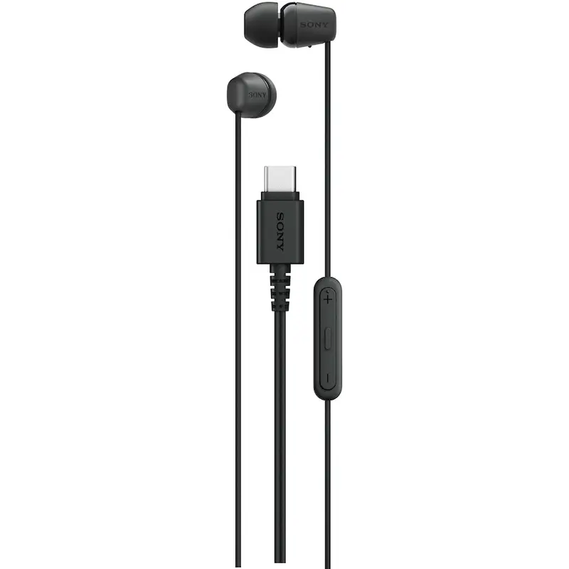 Sony EX15C USB-C Wired In-Ear Earphones - Black