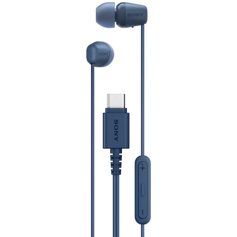 Sony EX15C USB-C Wired In-Ear Earphones - Blue