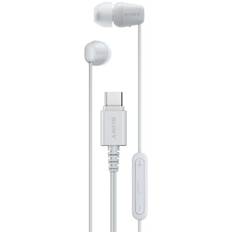 Sony EX15C USB-C Wired In-Ear Earphones - White