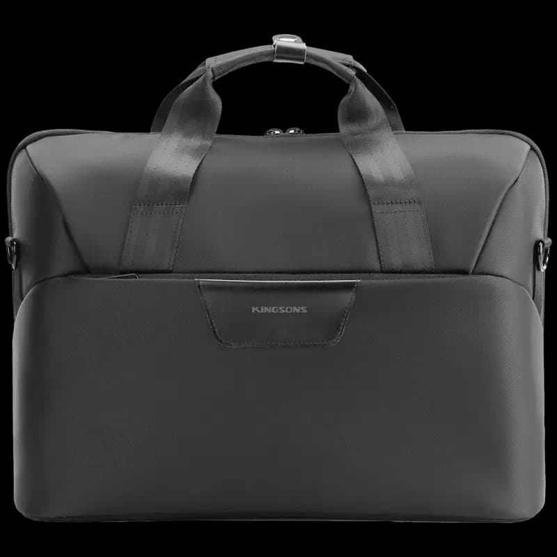 Kingsons Vision Series 15.6" Laptop Shoulder Bag - Black