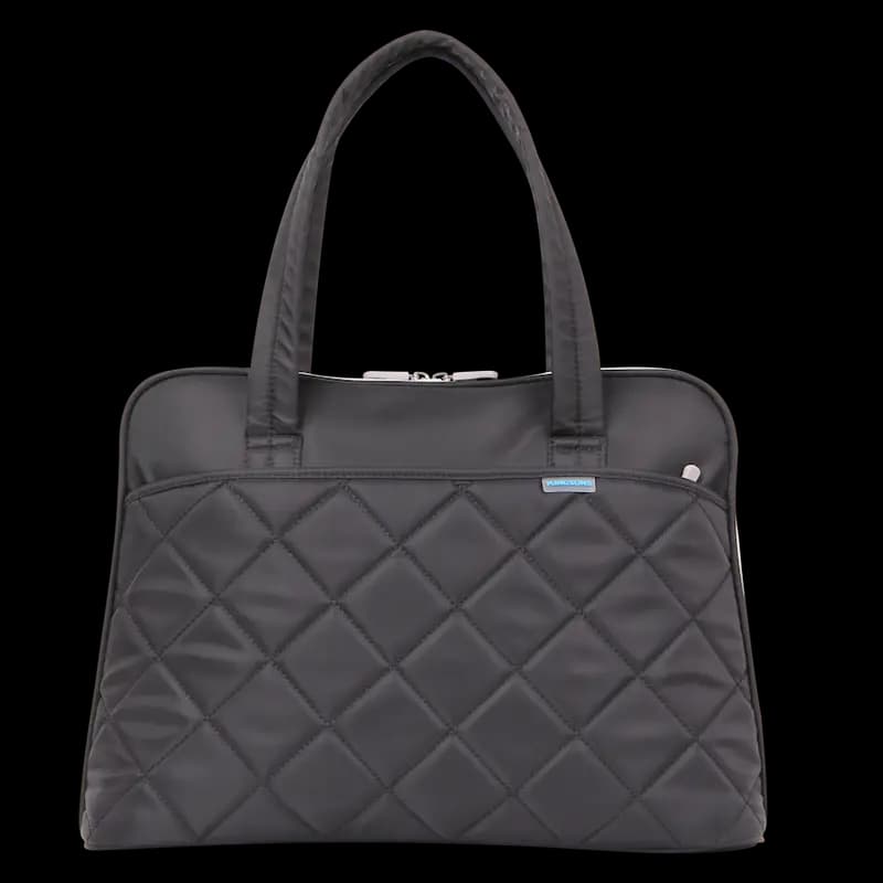 Kingsons 15.6" Shoulder Laptop Bag - Black - Ladies in Fashion