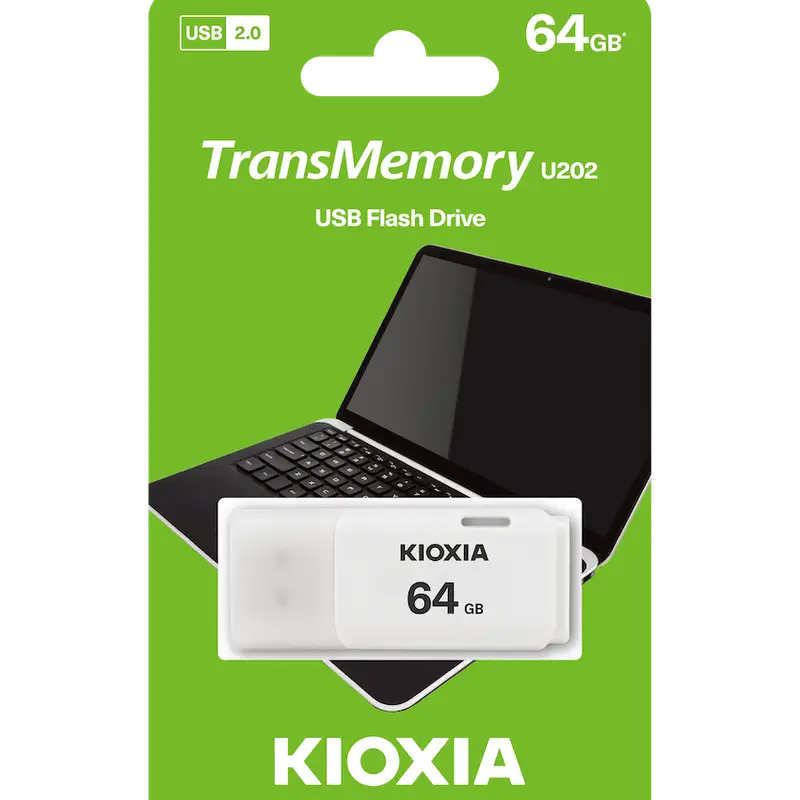 Kioxia 64gb USB 2.0 - White