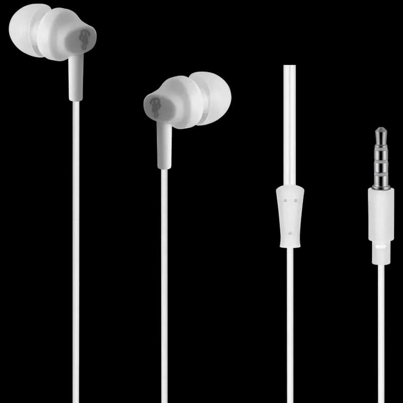 Pro Bass Genesis Series 3.5mm Wired Earphones (No Mic) - White