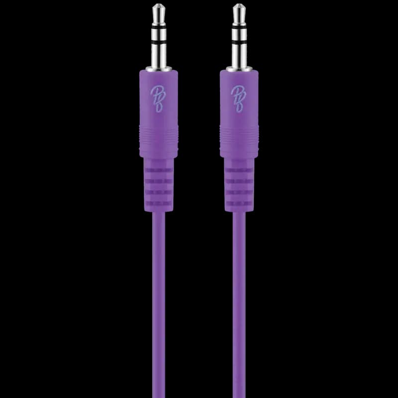 Pro Bass Unite Series - Boxed Auxiliary Cable - Purple