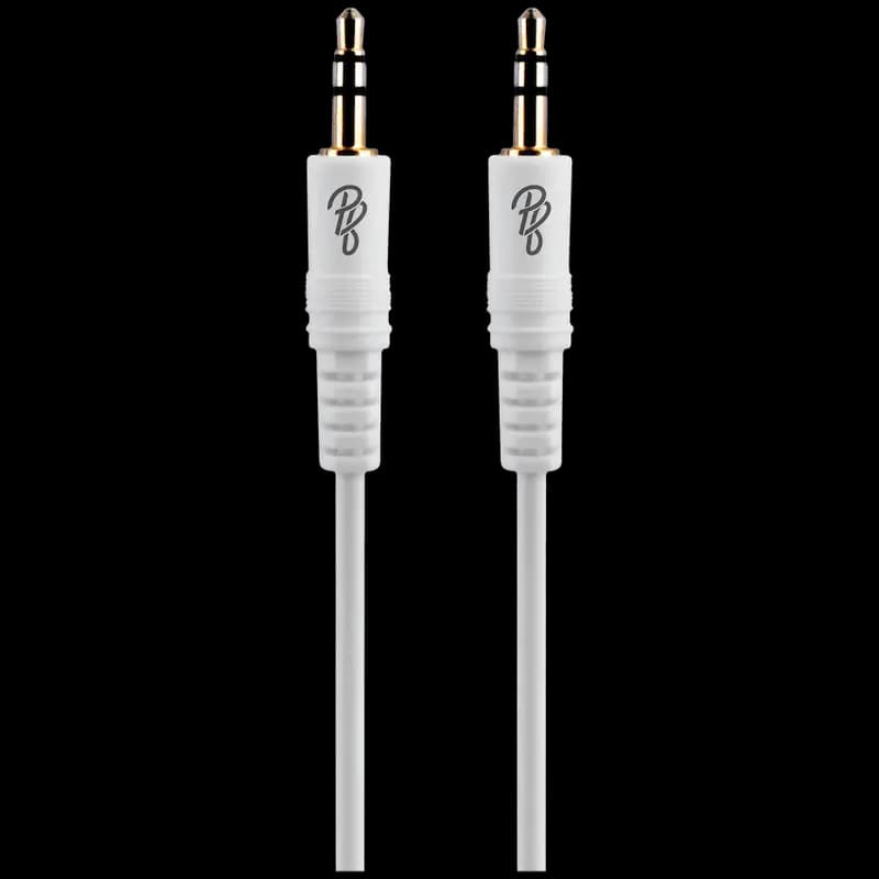 Pro Bass Unite Series - Boxed Auxiliary Cable - White