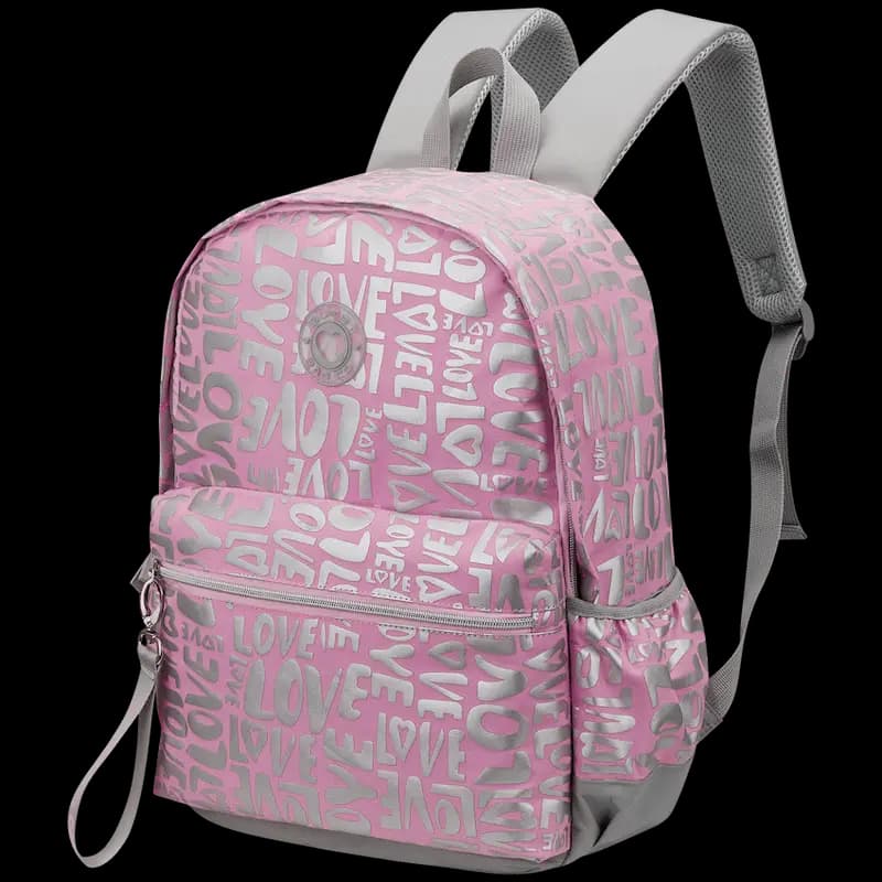 Quest Love-letter Backpack Pink
