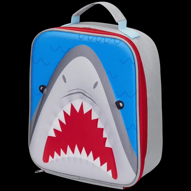 Quest Shark 3D EVA Lunch Bag - Grey
