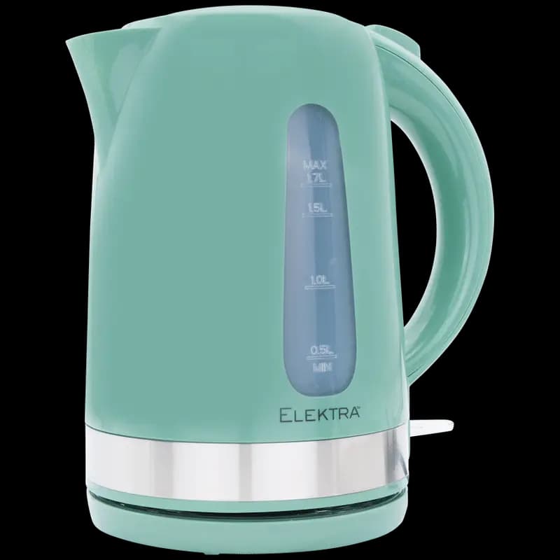 Elektra 2200w 1.7l Plastic Kettle - Green