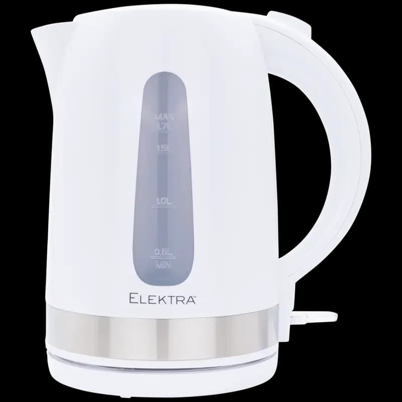 Elektra 1.7l Plastic Kettle - White