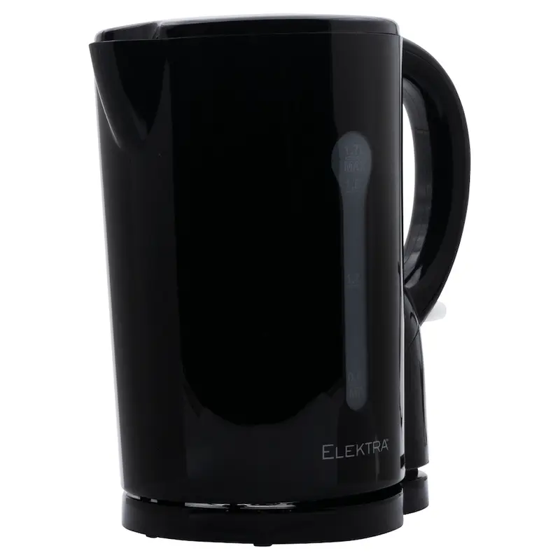 Elektra 1.7l Plastic Cordless Kettle - Black