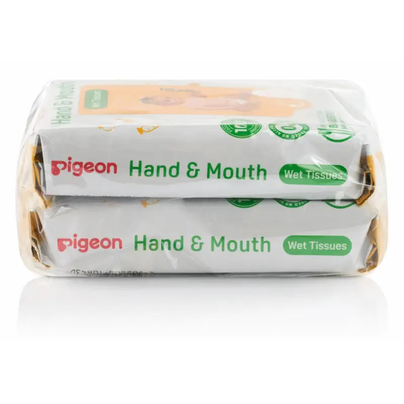 Pigeon - Hand Mouth Wipes 20's 2-in-1