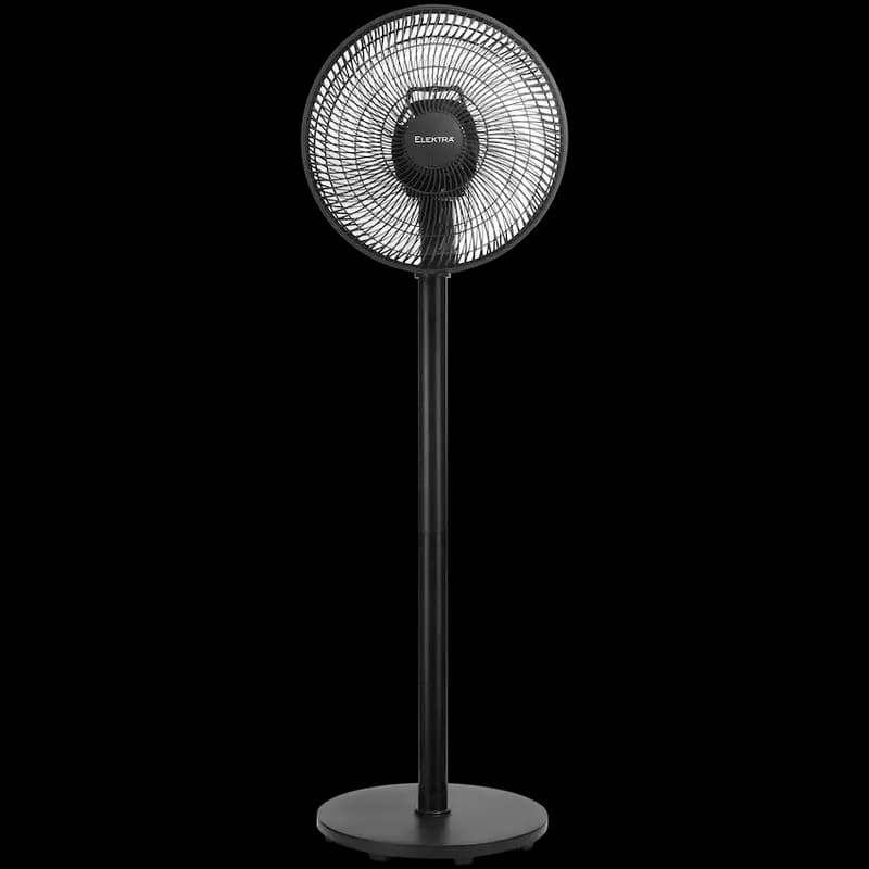 Elektra 30cm Stand Fan - Black