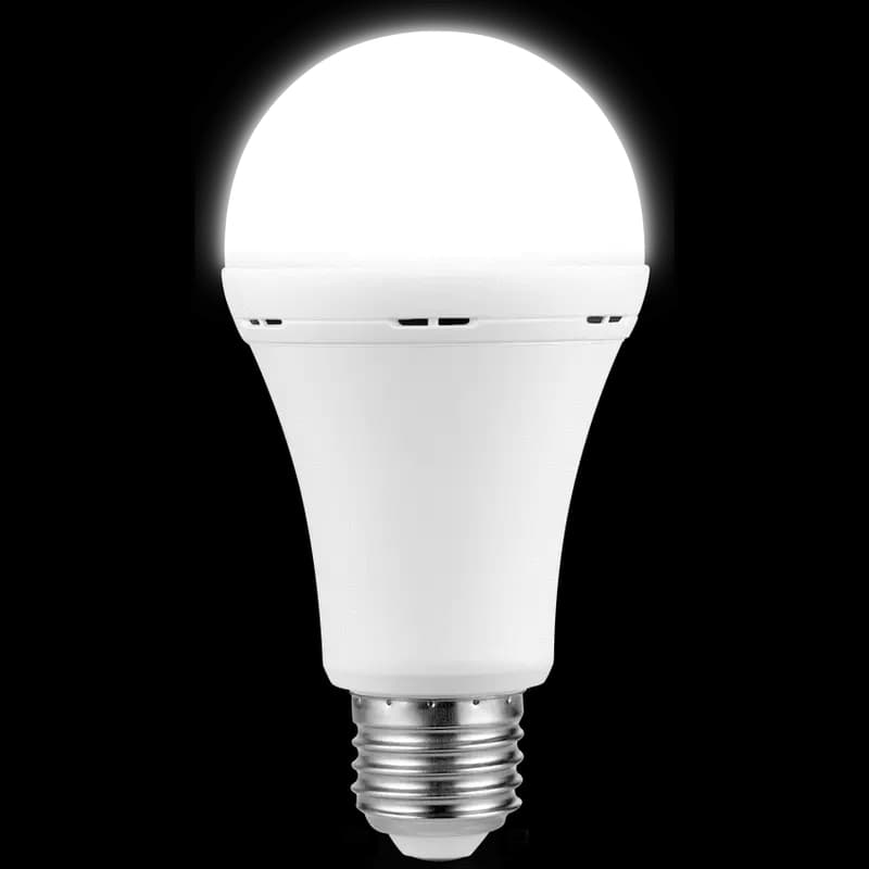 Switched 5w A60 Rechargeable E27 LED Light Bulb - WW